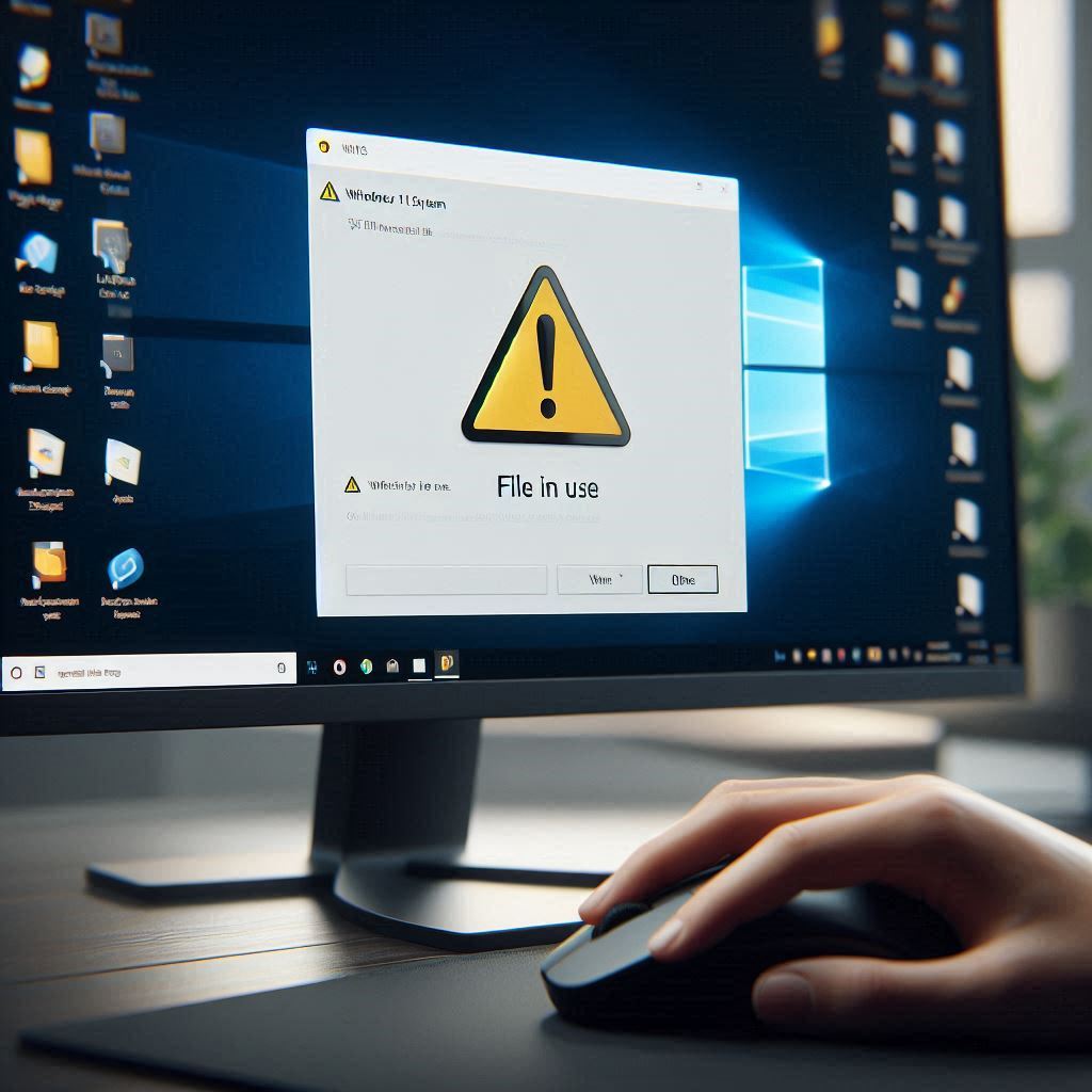 파일 강제 삭제 오류 창과 안 지워지는 폴더, CMD 명령 프롬프트 화면